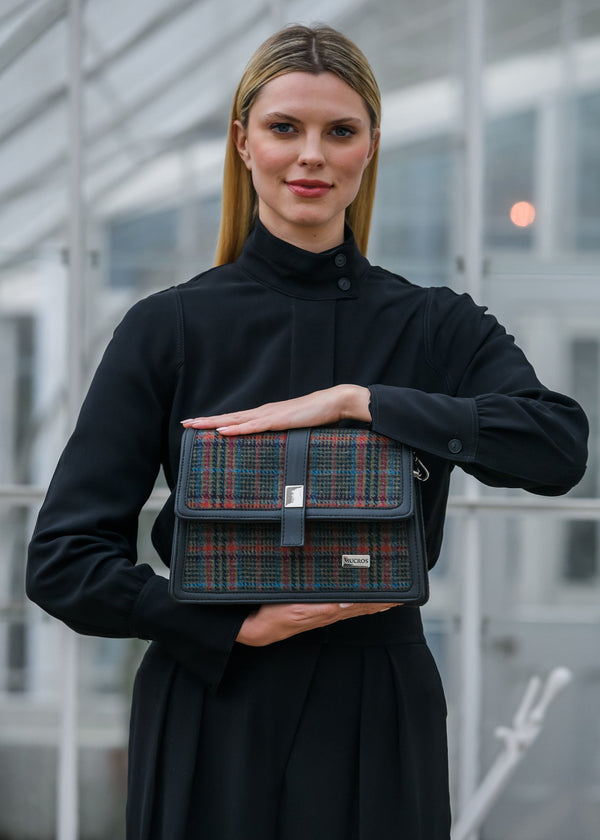 Mucros Aoife Bag | Red Blue Navy Stripe
