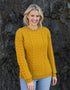 Aran Crew Neck Supersoft Sweater Sunflower - Clearance