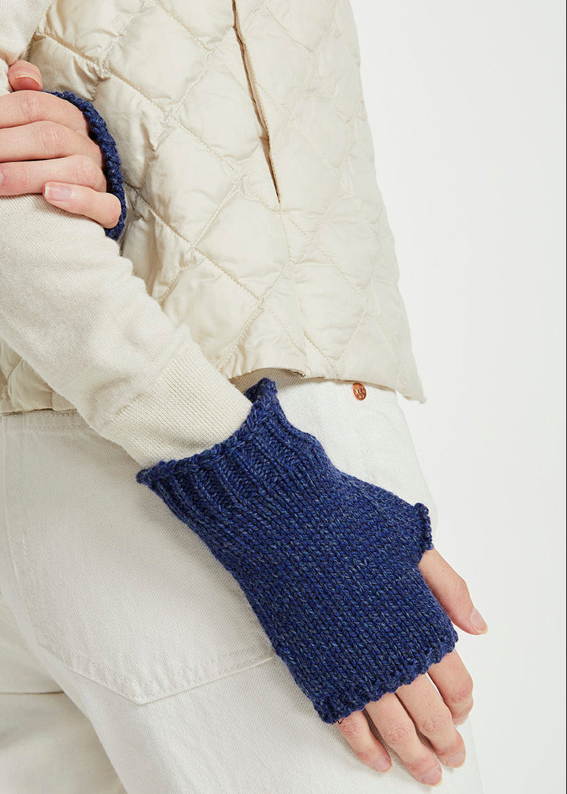 Aran Fingerless Mittens - Clearance
