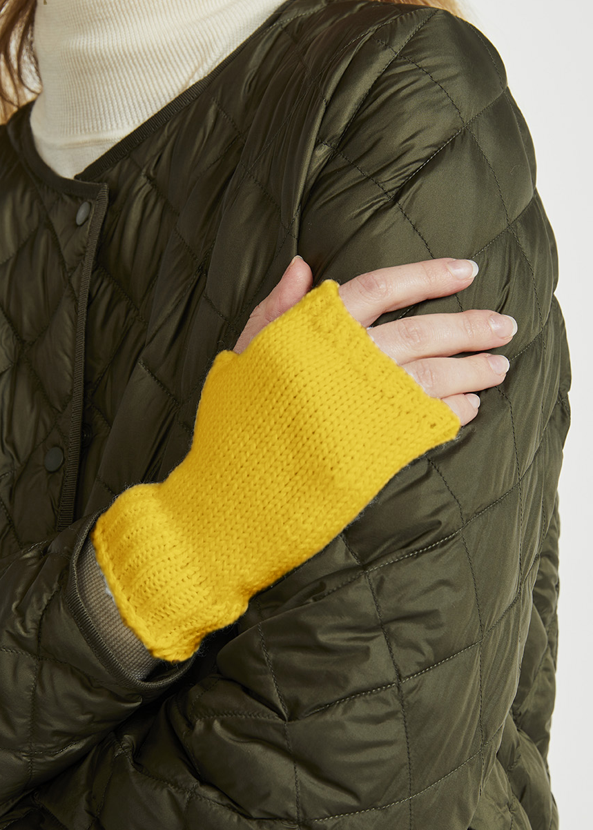 Aran Fingerless Mittens