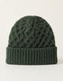 Aran Merino Wool Hat - Army Green
