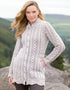 Aran Plated Scallop Jacket | Stone