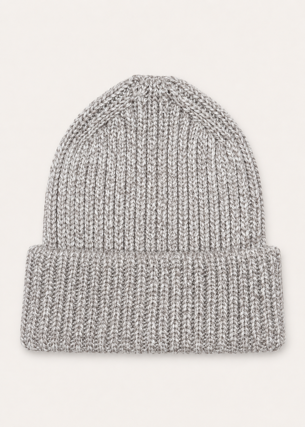 Aran Wool Ribbed Hat | Oatmeal