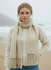 Mucros Atlantic Scarf | Natural