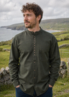 Civilian Men's Grandfather Shirt | Army Green