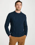 Aran Wool Sweater | Navy Green | Traditional Irish Knitwear