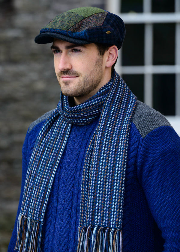 Mucros Kerry Flat Cap | Heritage Wool Patch Cap