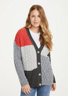 Aran Patchwork Cardigan