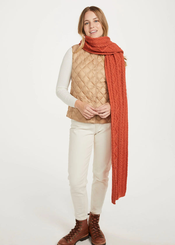 Aran Scarf | Russet