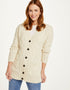 Glebe Aran Long Line Cardigan | Natural
