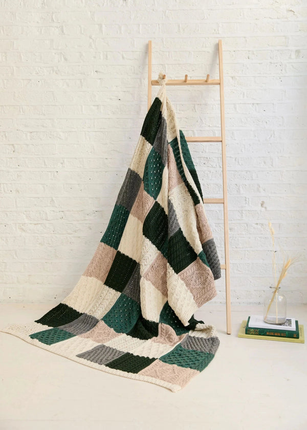 Aran Intarsia Blanket | 850