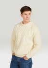 Aran Wool Sweater | Natural