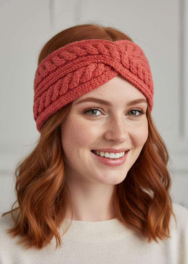 Women's Crossover Aran Headband