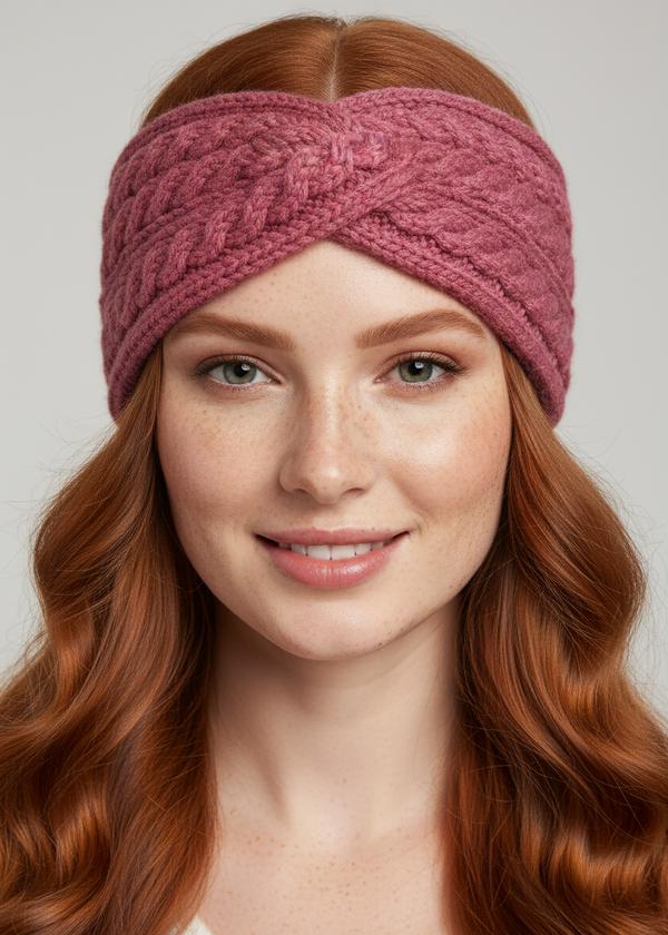 Women's Crossover Aran Headband
