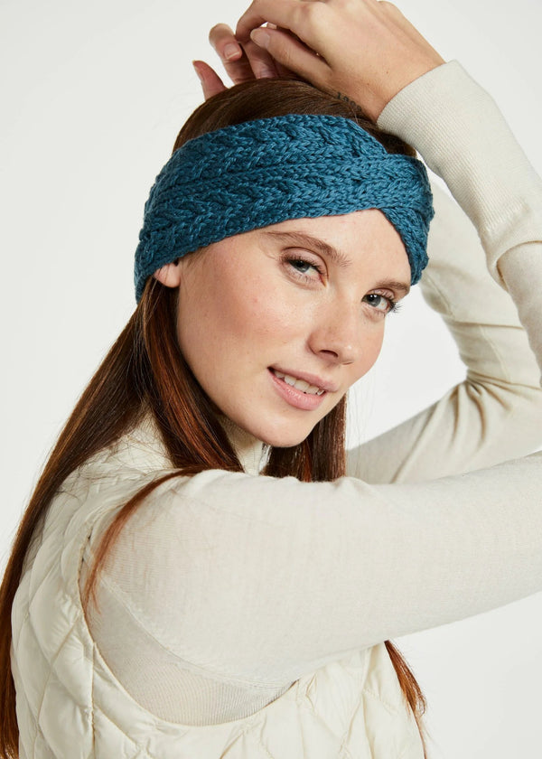 Aran Cross Over Head Band