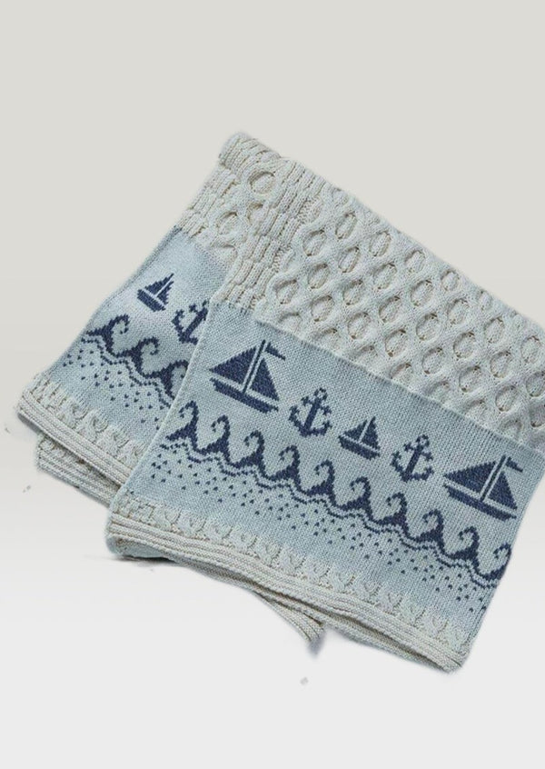 Aran Sailing Blanket | Natural