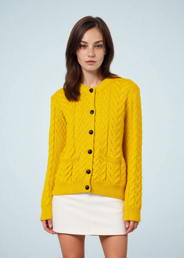 Ladies Supersoft Merino Wool Lumber Cardigan 