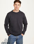 Aran Roll Neck Sweater | Charcoal