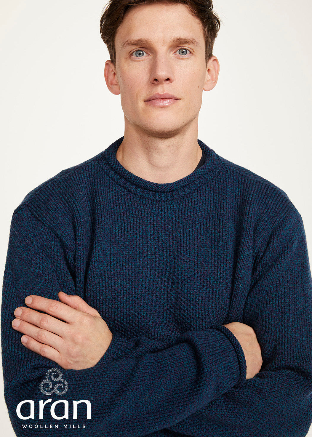 Aran Roll Neck Sweater | Atlantic