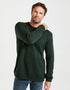Aran Roll Neck Sweater - Green