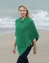 Aran Poncho | Green