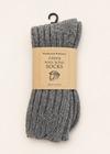 Luxury Irish Wool Blend Socks | Grey