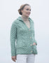 Belcarra Ladies Aran Cardigan | Mint