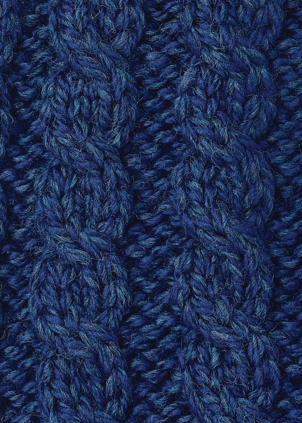 Women's Aran Button Headband | Ink