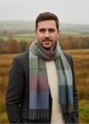 Foxford Lambswool Scarf | Autumn Contemporary Stripe