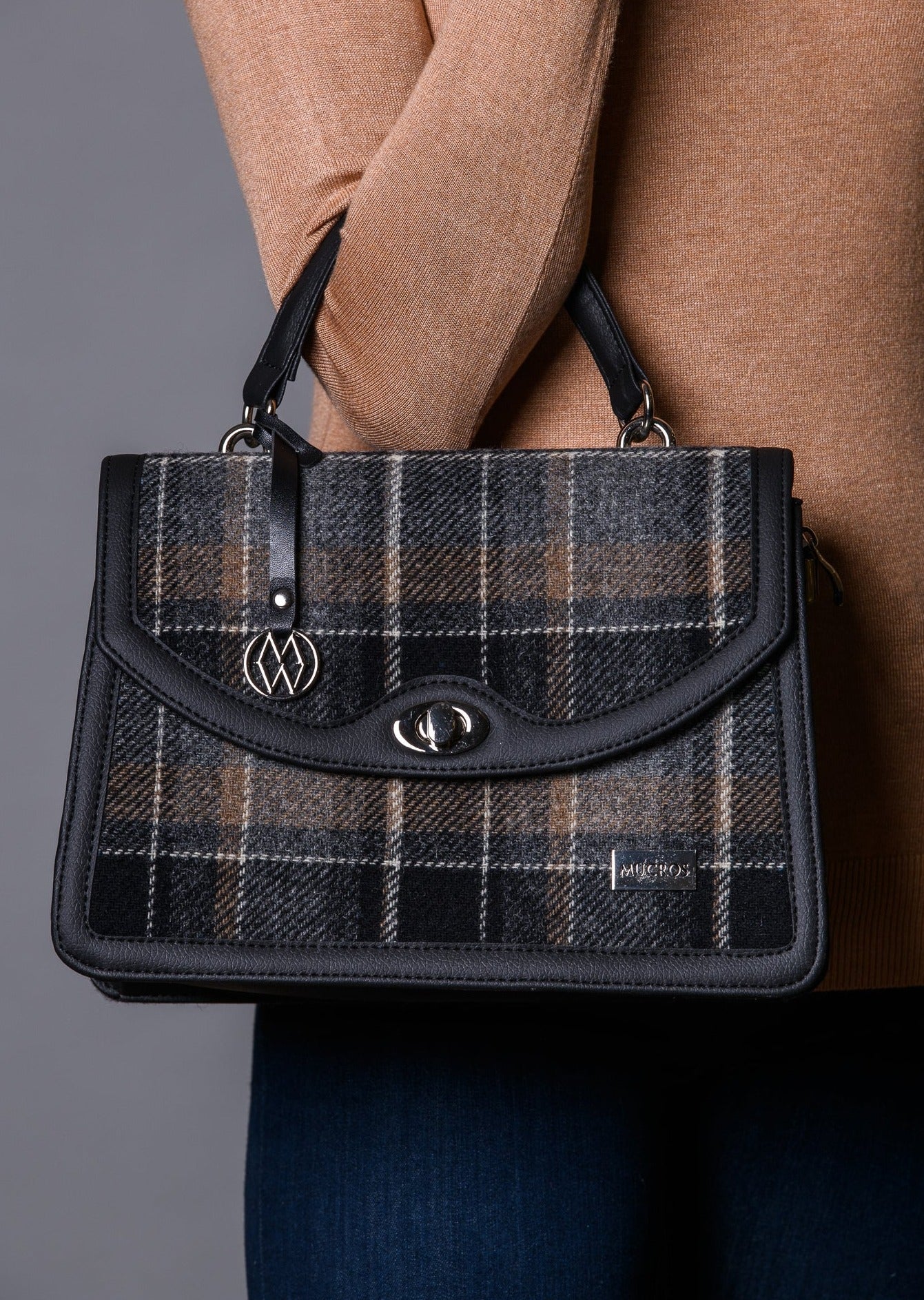 Mucros Orla Bag | Black Check