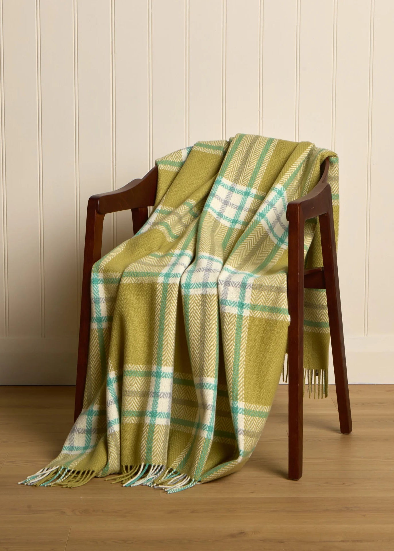 Foxford Cashmere Lambswool Banagher Throw | Citrus