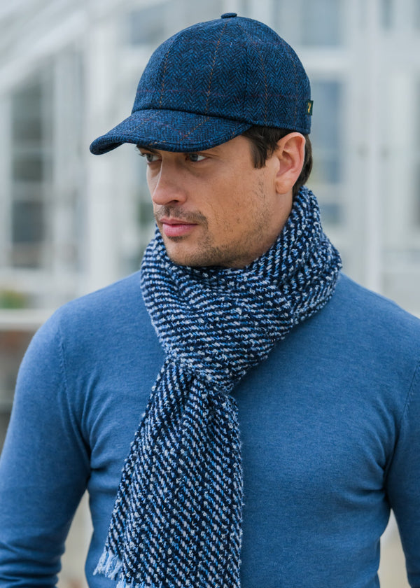 Mucros Wool Baseball Cap | Blue