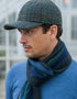 Mucros Tweed Baseball Cap | Premium Wool Green Plaid