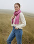 McNutt Herringbone Scarf | Beetroot