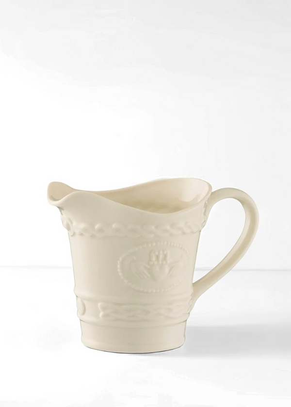 Belleek Classic Claddagh Cream Jug