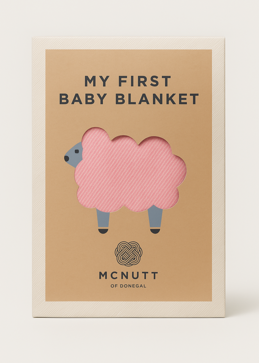 McNutt Baby Blanket | Flamingo Pink