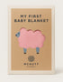 McNutt Baby Blanket | Flamingo Pink