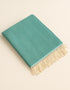 Mcnutt Wool Throw | Skellig Green - Clearance