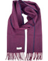 McNutt of Donegal Classic Burgundy & Navy Herringbone Scarf