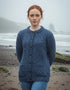 Aran Lumber Cardigan | Demin Marl