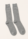 Wild Donegal Cashmere Blend Socks | Dark Grey