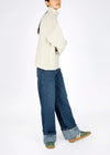 IrelandsEye Polo Neck Sweater | Chalk