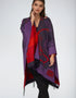 Jimmy Hourihan Fringed Shawl | Purple Tones