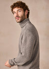 IrelandsEye Lightweight Polo Neck Irish Sweater | Rocky Ground