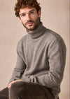 IrelandsEye Lightweight Polo Neck Irish Sweater | Rocky Ground