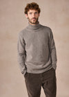 IrelandsEye Lightweight Polo Neck Irish Sweater | Rocky Ground