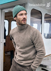 IrelandsEye Lightweight Polo Neck Irish Sweater | Rocky Ground
