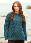 Unisex Aran Merino Wool Buncrana Sweater | Bermunda