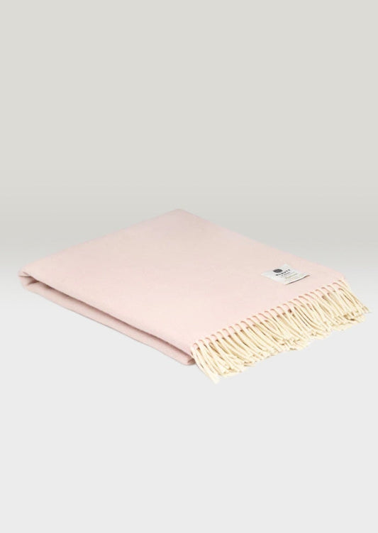 McNutt Lambswool Throw Candy Floss