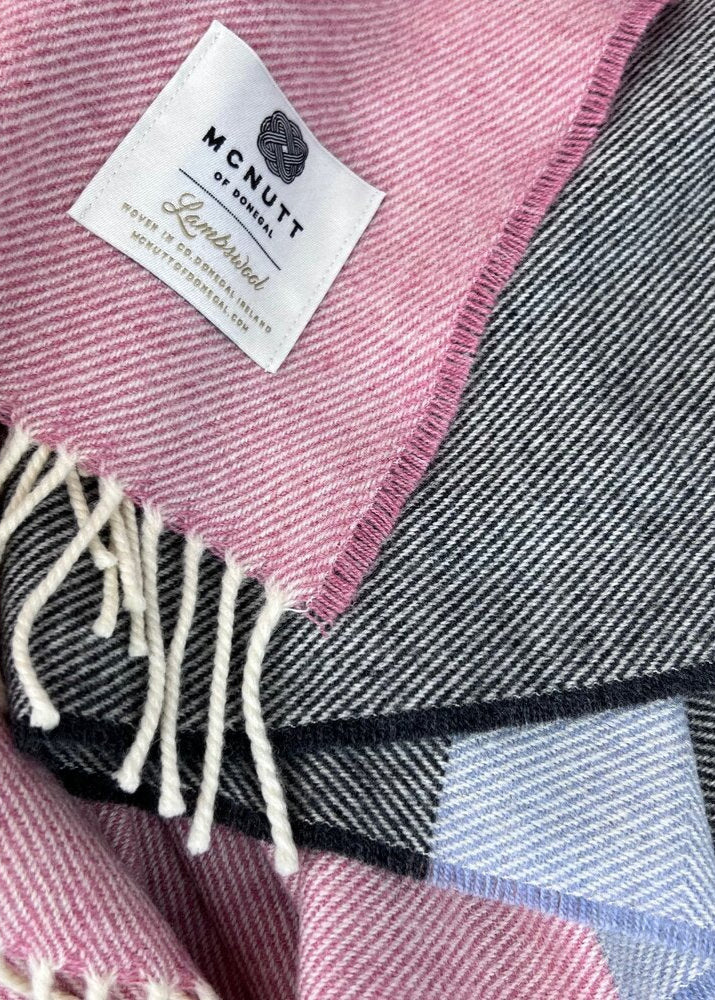 McNutt Lambswool Supersoft Blanket | Paris